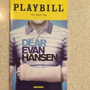 Playbill Other - Ben Platt Color Playbill Dear Evan Hansen 2017 Playbill Other - Ben Platt Color Playbill Dear Evan Hansen 2017
